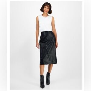 T-Tahari Midi Pencil Skirt